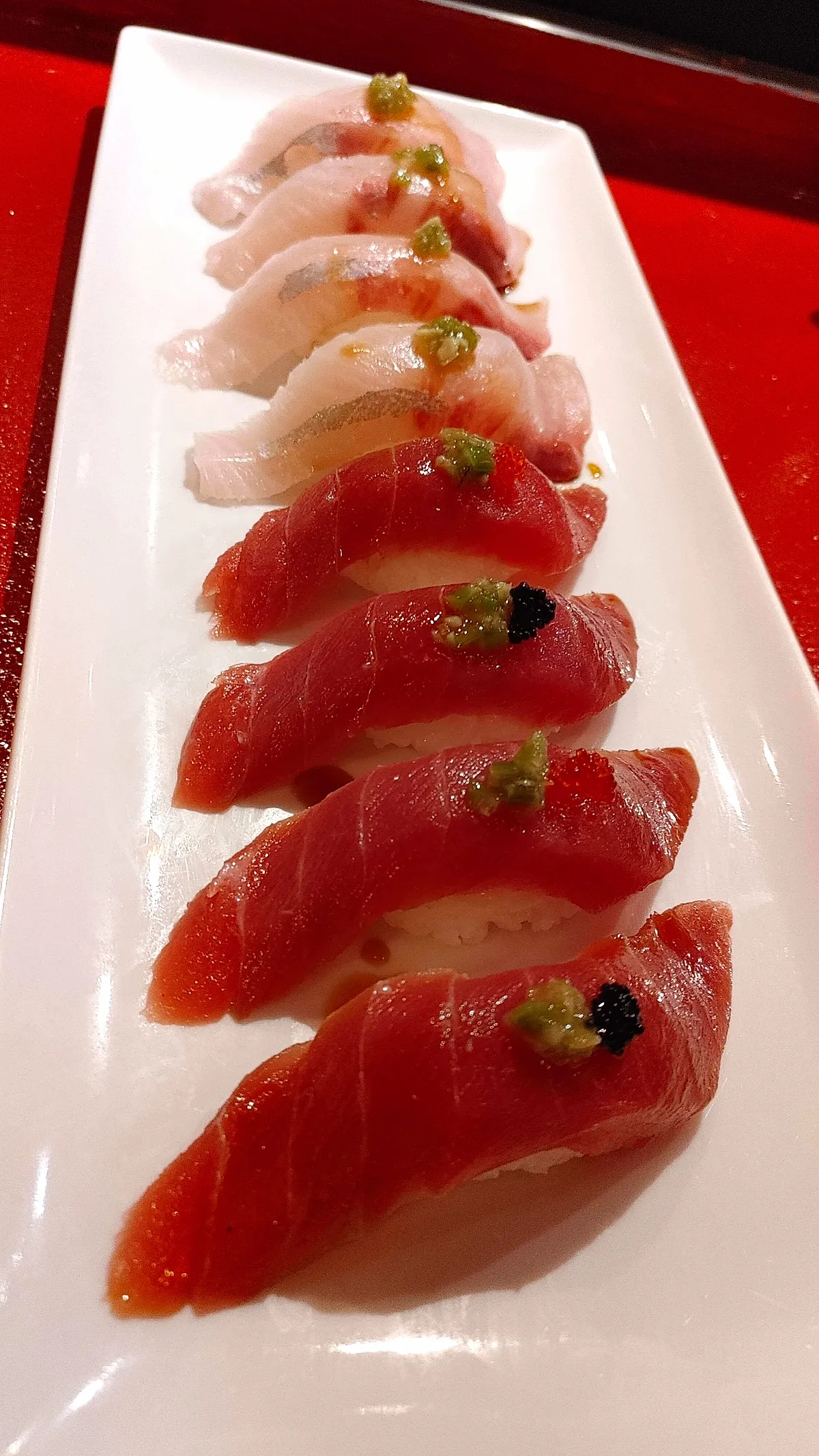 Signature roll at Hokaido Sushi