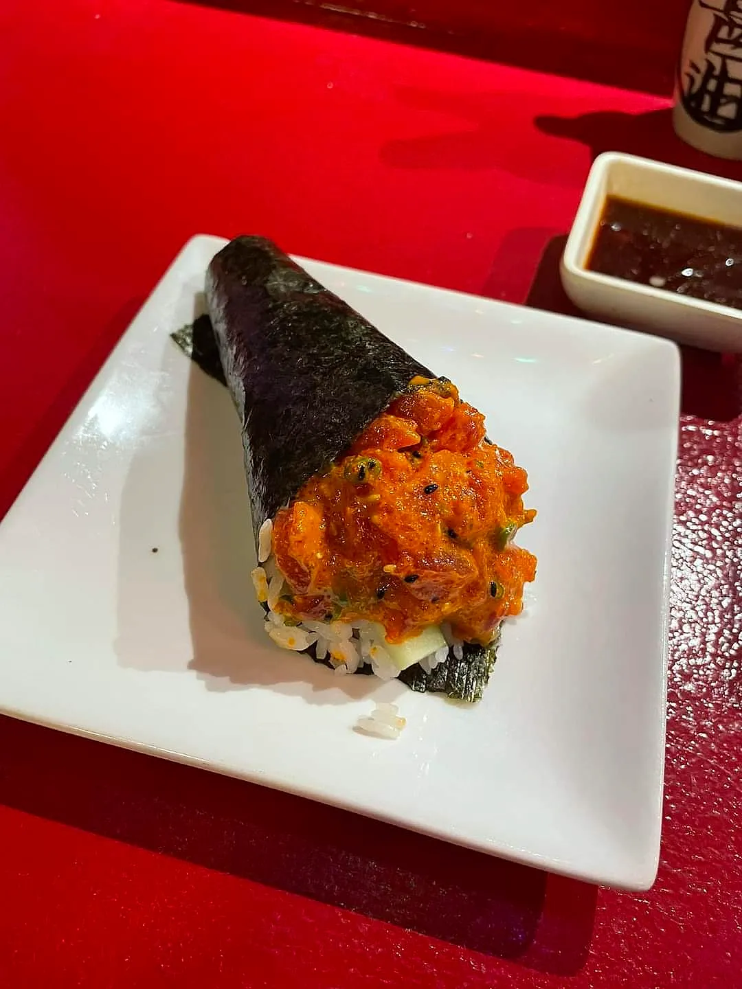 Dish prepared at Hokaido Sushi